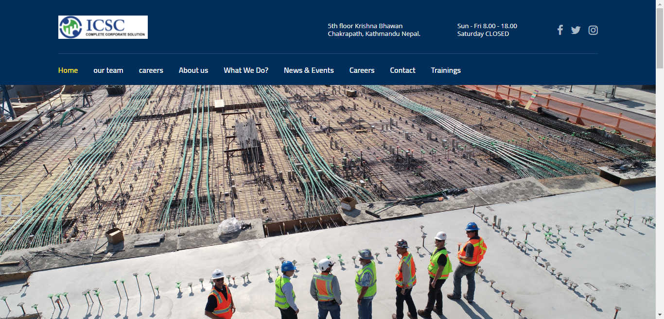 ICSC Nepal Chartered Accountancy Business Website