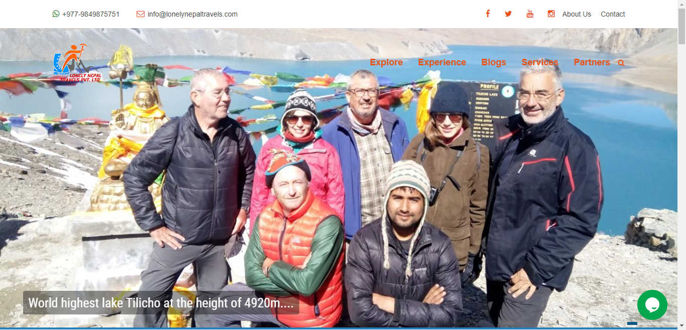 Loney Travels Nepal Website